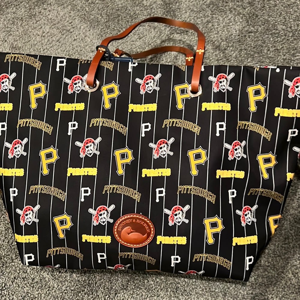 Dooney & Burke Custom Pittsburgh Pirate theme Purse, wallet/clutch